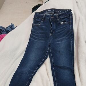 American Eagle Outfitters Women's Navy Skinny Jeans